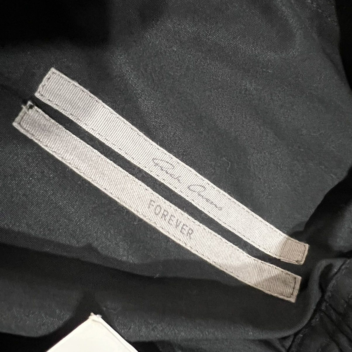Rick Owens Rick Owens Forever Drawstring Cropped Pants Black Size US 30 / EU 46 - 3 Thumbnail