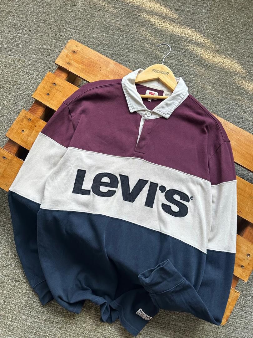 Levi's × Levi's Vintage Clothing × Other LEVIS RUGBY COLLAR Size US XL / EU 56 / 4 - 2 Thumbnail