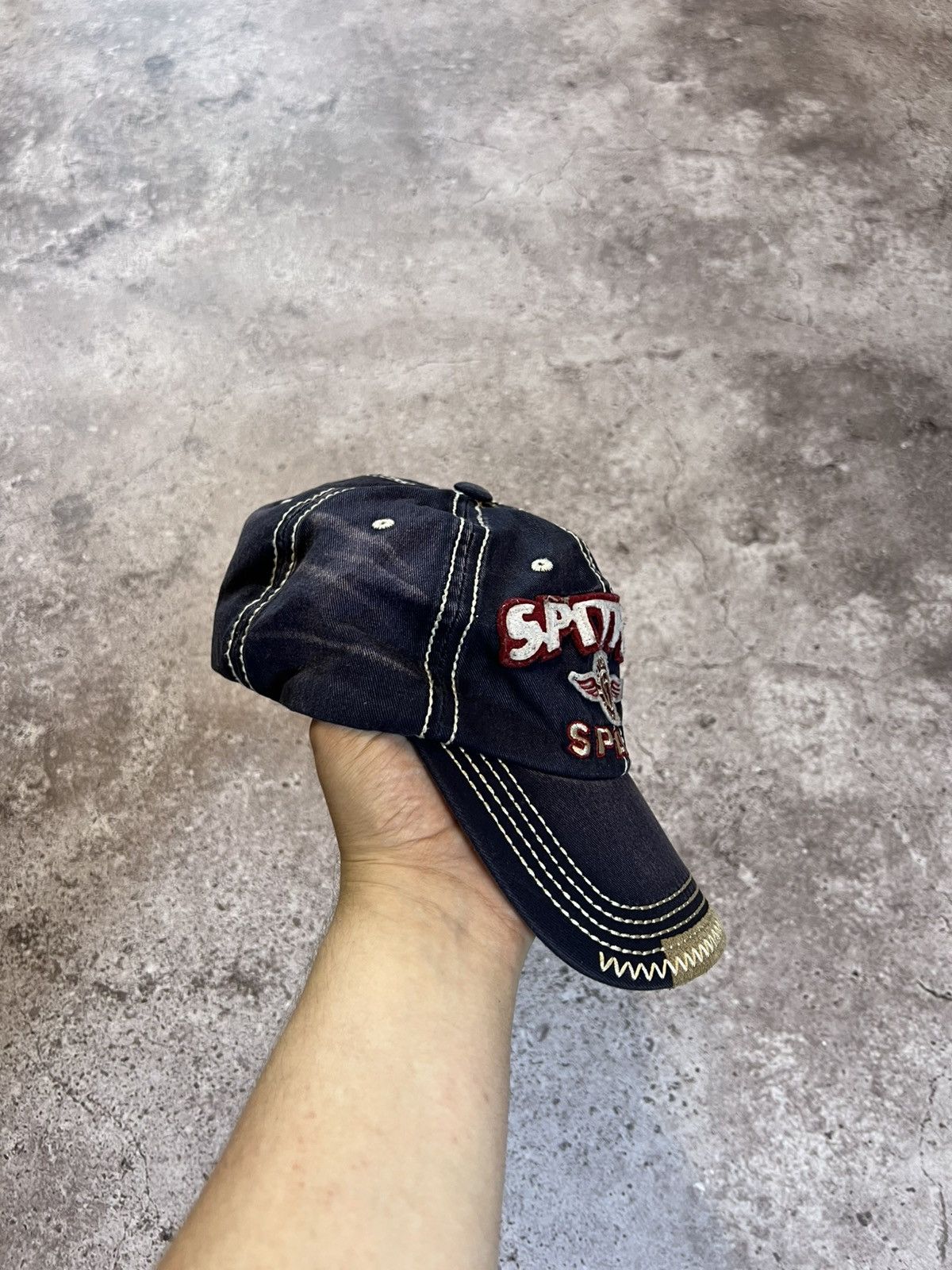 Japanese Brand Vintage Y2K 2000 Spitfire Spark racing style punk skater hat Size ONE SIZE - 2 Thumbnail