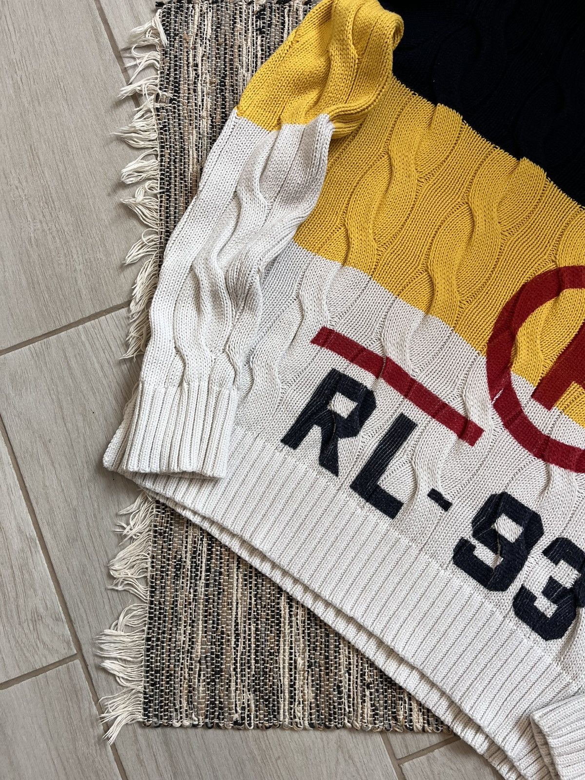 Polo Ralph Lauren × Vintage Polo Ralph Lauren Knit Cable Sweater RL-93 Size S / US 4 / IT 40 - 5 Thumbnail