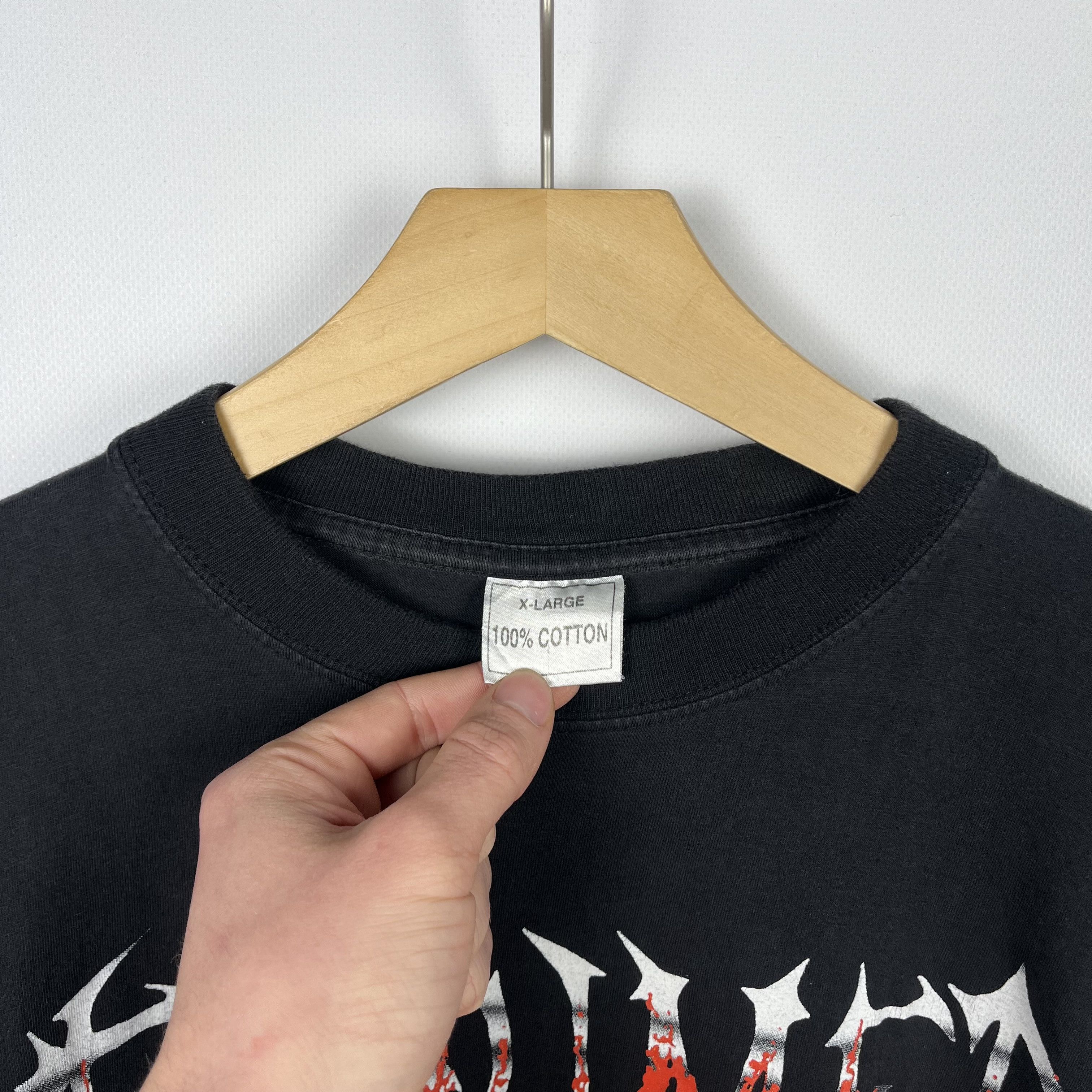 Band Tees Vintage Exhumed Rare Gore Metal Long Sleeve T Shirt 90’s Size US XL / EU 56 / 4 - 4 Thumbnail