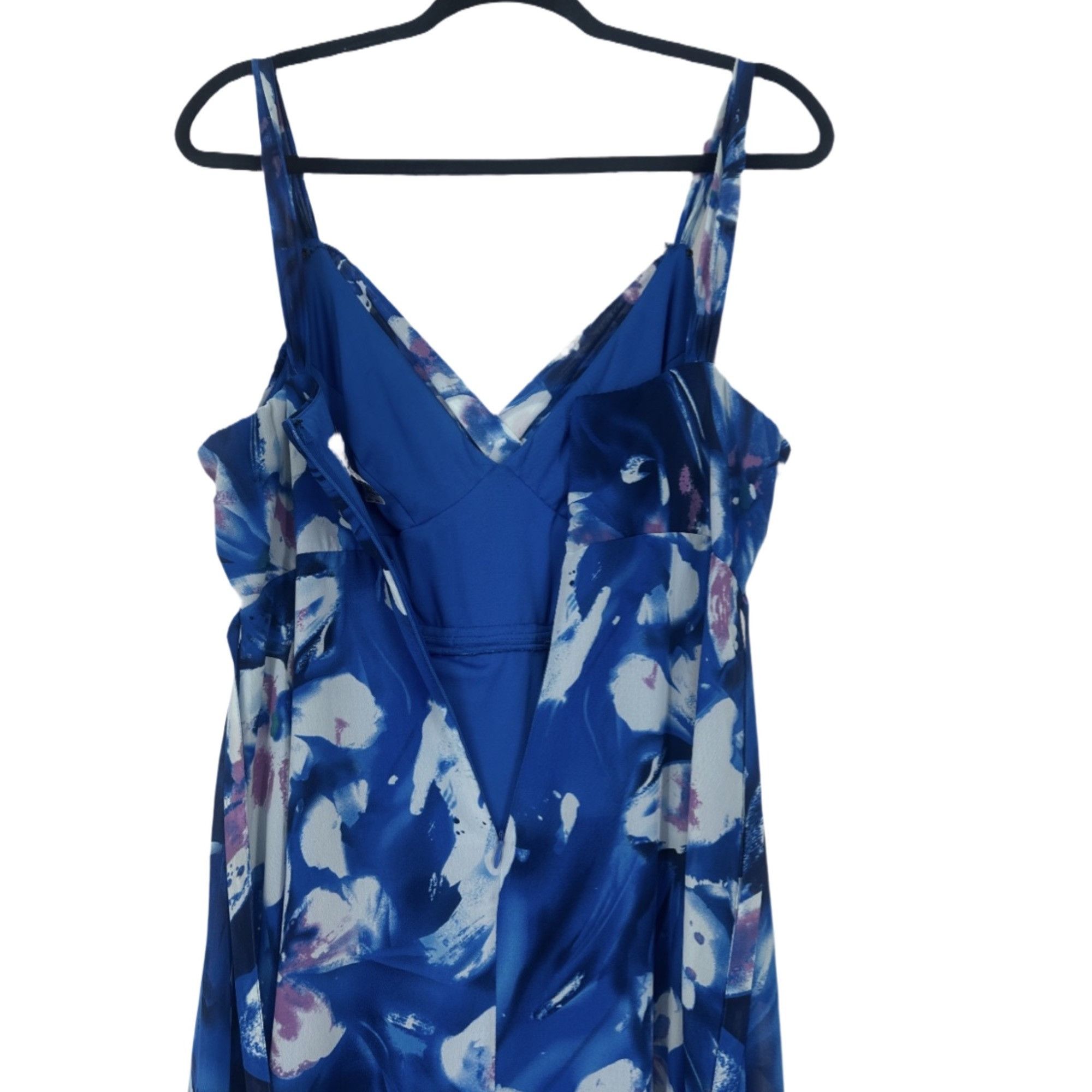 Other Robbie Bee Cobalt Blue Floral Maxi Dress - Sleeveless - S 8 Size M / US 6-8 / IT 42-44 - 5 Thumbnail