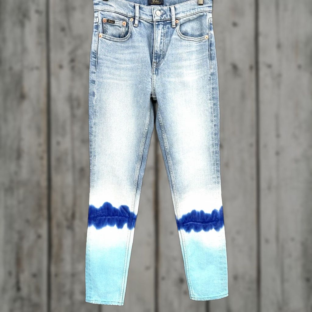 Polo Ralph Lauren Polo Ralph Lauren Jeans Womens 25 Tompkins Mid Rise Ankle Skinny Stretch Denim Blue 90s Preppy Mens Womens Boys Girls Size 42" / US 20 - 1 Thumbnail