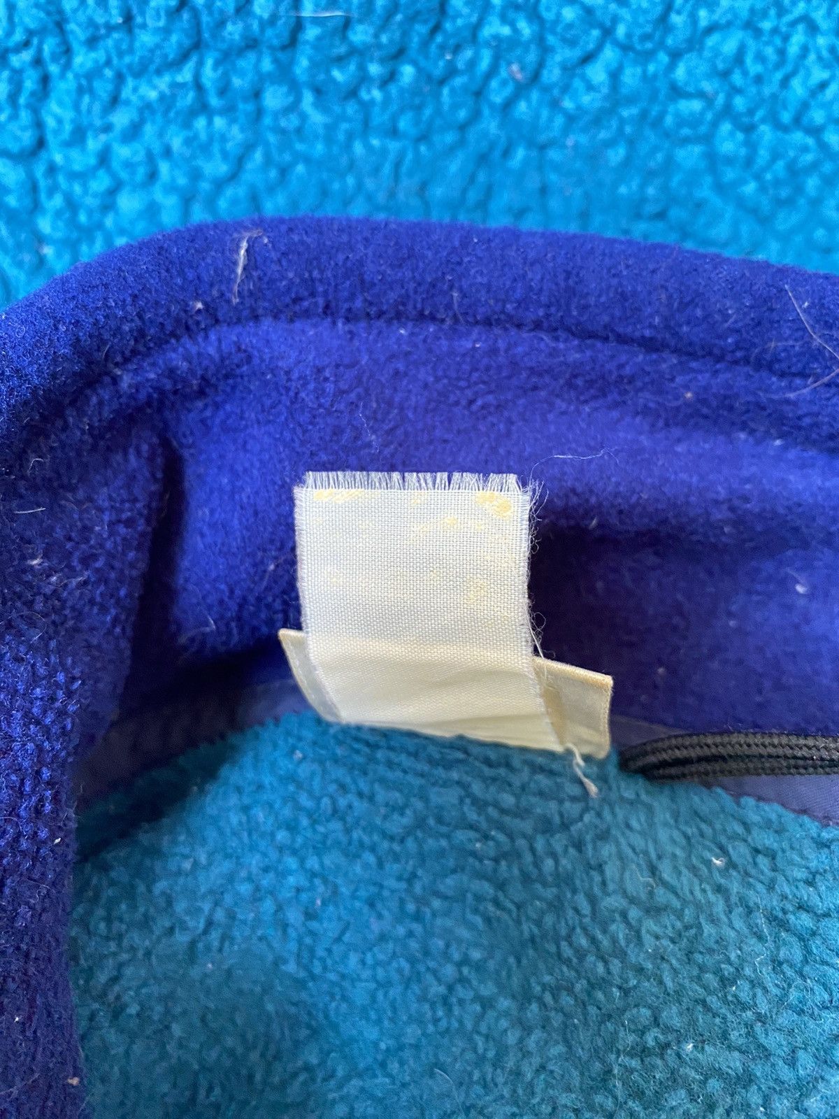LL Bean fleece sherpa ocean blue jacket