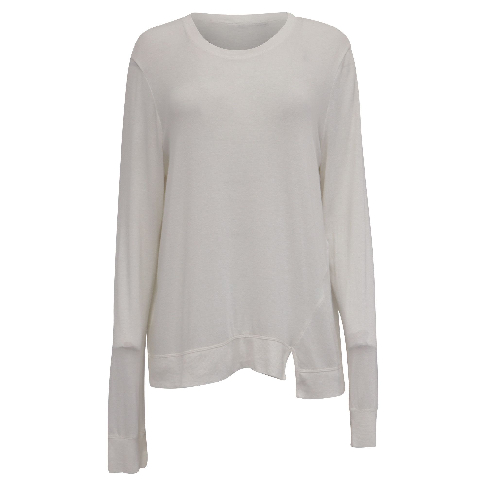 Alexander Wang Alexander Wang Long Sleeve Top in White Modal Size XS / US 0-2 / IT 36-38 - 1 Thumbnail