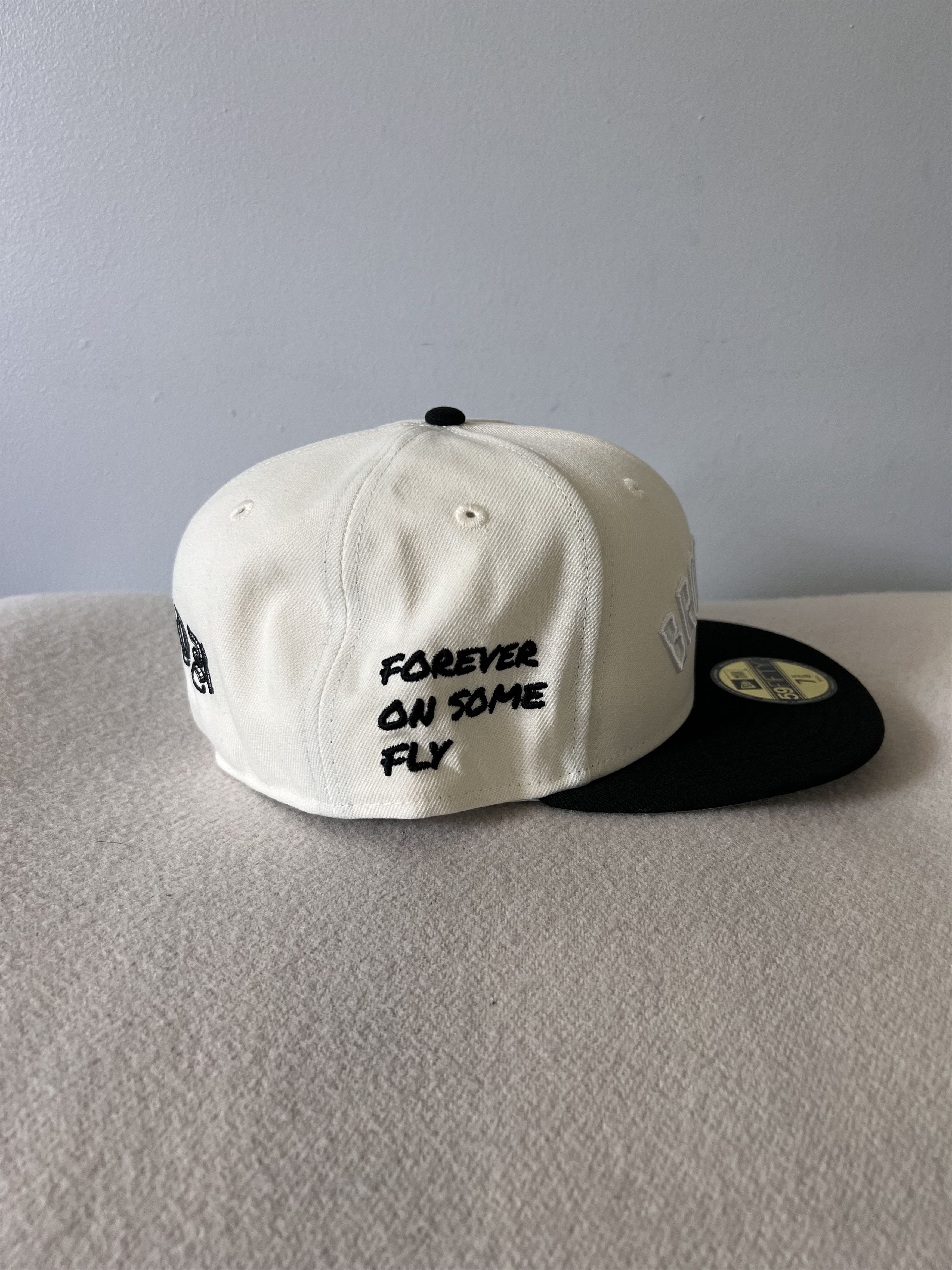 Hat Club 7 5/8 New Era Jae Tips Brooklyn Nets 59FIFTY Fitted Hat Size ONE SIZE - 4 Thumbnail