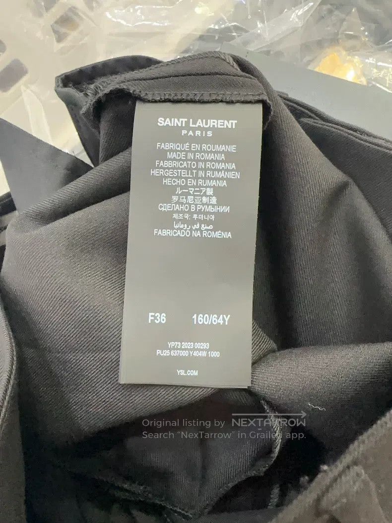 Saint Laurent Paris Saint Laurent Paris pants Size US 36 / EU 52 - 4 Thumbnail