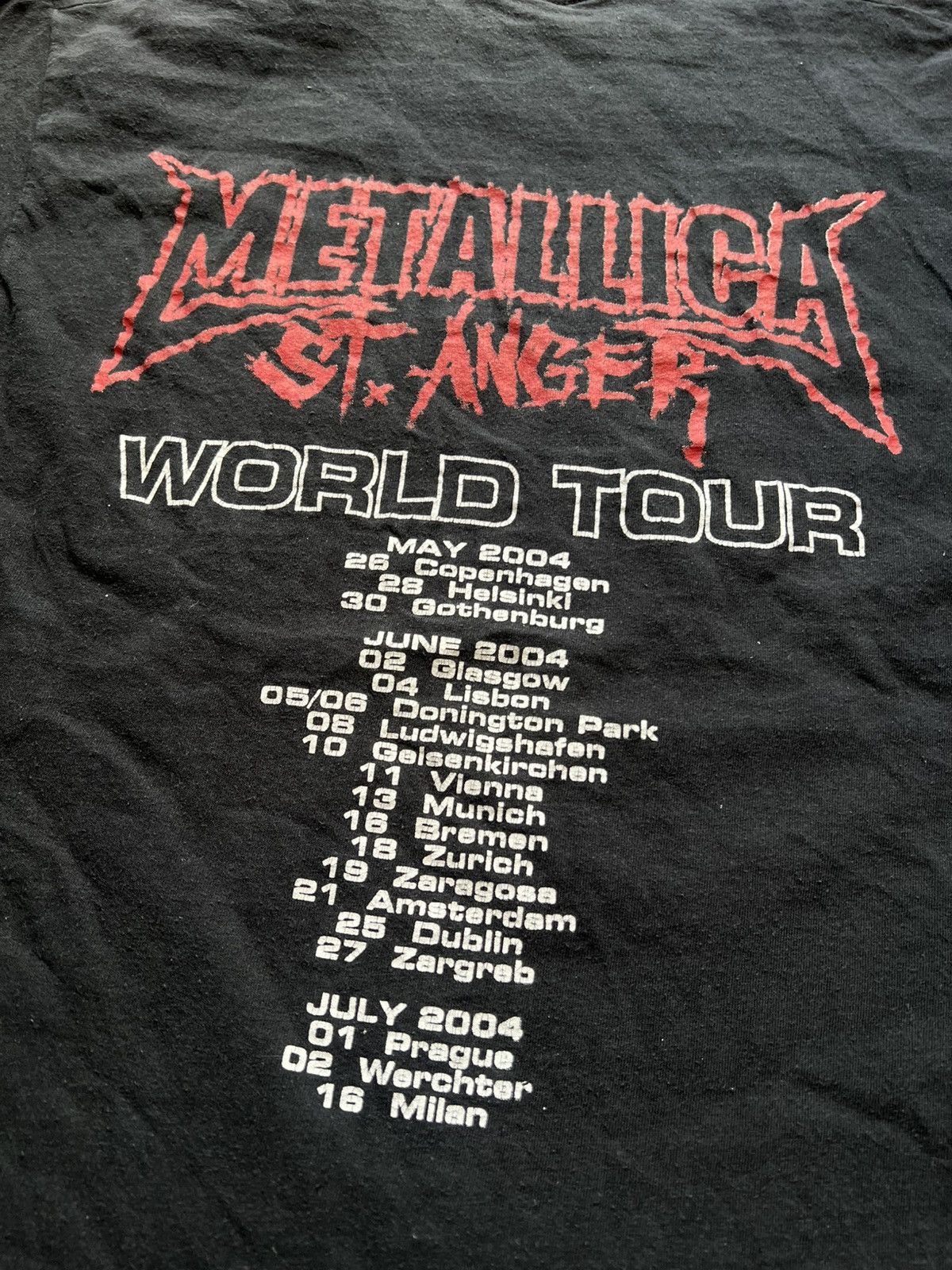 Band Tees × Metallica × Vintage Metallica vintage T-shirt St. Anger 2004 tour black band tee Size US S / EU 44-46 / 1 - 6 Thumbnail