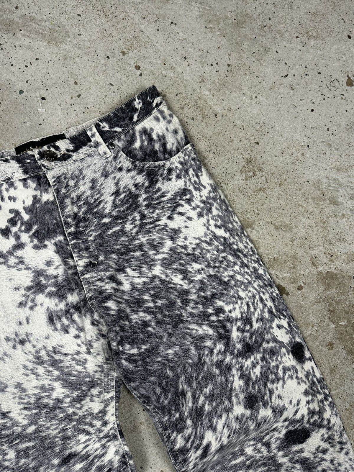 Roberto Cavalli FW1999 Roberto Cavalli Furry Cawprint Movement Pants Size 29" - 8 Thumbnail