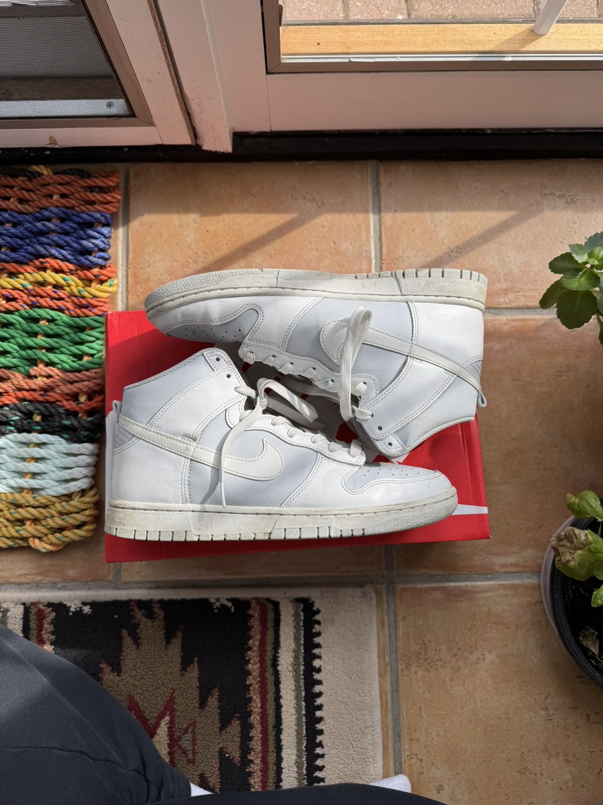Nike Nike Dunk High "Summit White/Pure Platinum" 10US Size US 10 / EU 43 - 1 Thumbnail