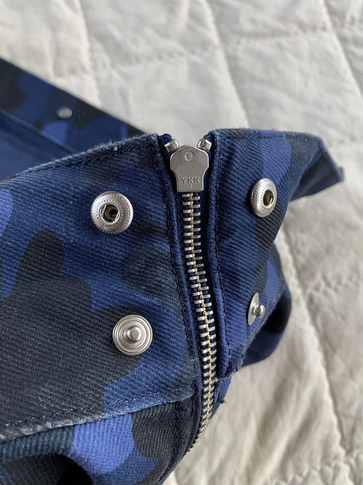 Bape Levis x Bape Blue Camo Trucker Jacket Size US XS / EU 42 / 0 - 9 Thumbnail