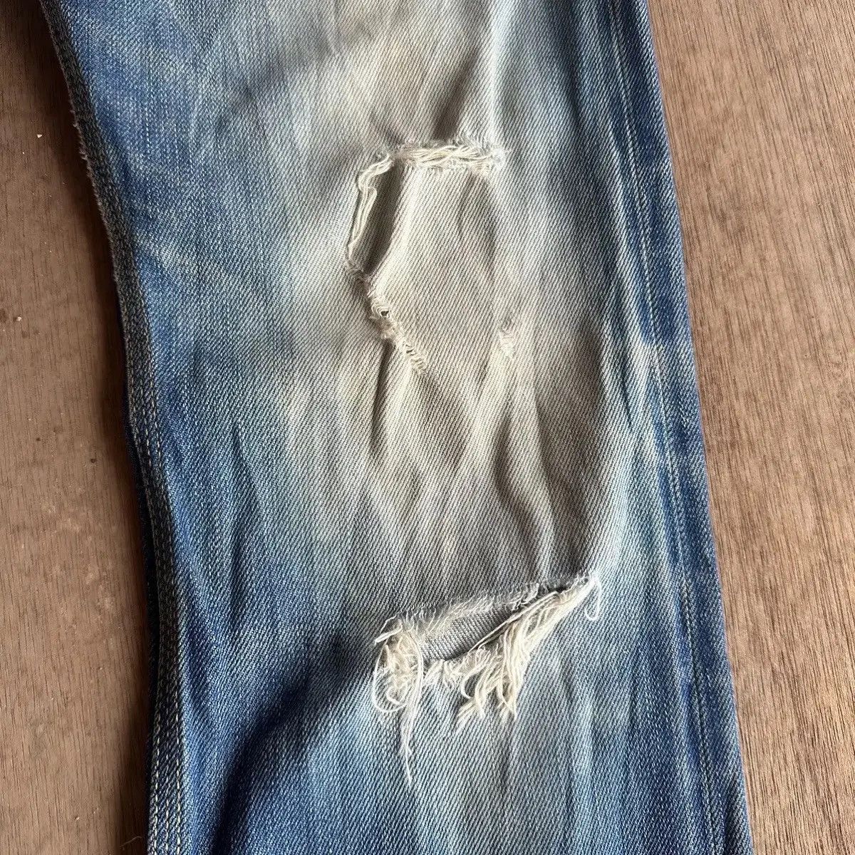 Diesel SUPER SICKS ‼️Vintage DIESEL Jeans Selvedge Distressed Denim Size US 30 / EU 46 - 7 Thumbnail