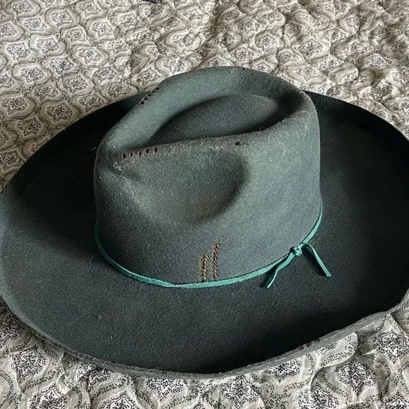 Other Custom Burned felt hat Size L Size ONE SIZE - 1 Thumbnail