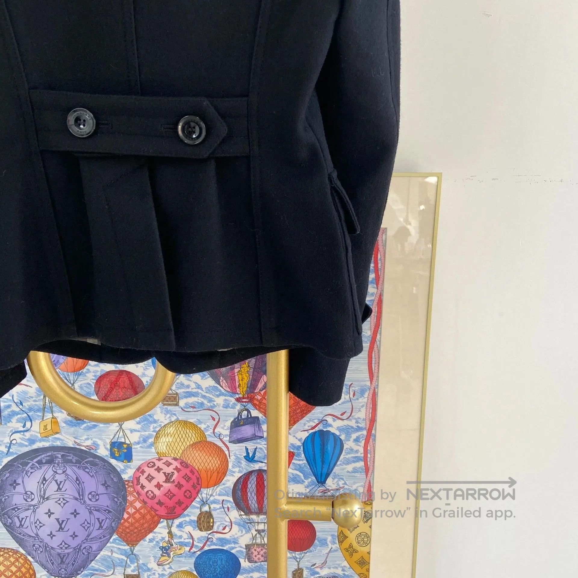 Burberry Burberry Black Wool Coat. Size XS / US 0-2 / IT 36-38 - 6 Thumbnail