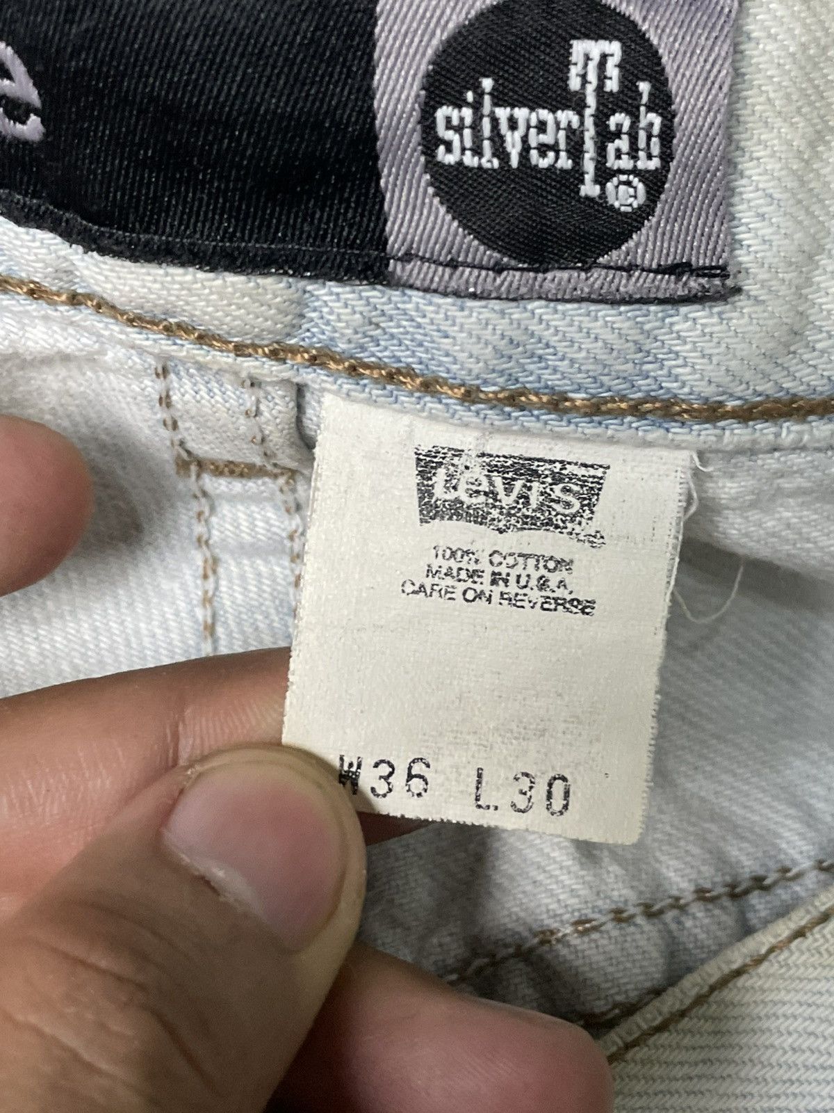 Levi's Vintage Levis Custom Print Denim Jeans (74) Size US 35 - 11 Thumbnail