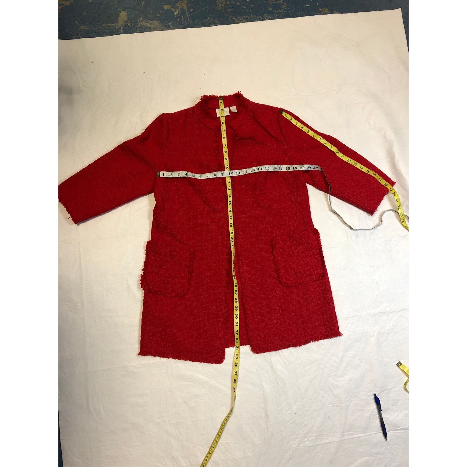 Chicos Women’s Chico’s red ottoman blazer Size XS / US 0-2 / IT 36-38 - 2 Thumbnail