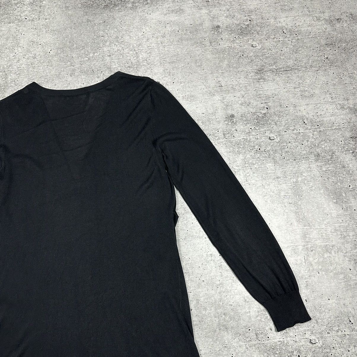 Dolce & Gabbana DOLCE GABBANA Black Button-Up V-neck Cardigan Size M / US 6-8 / IT 42-44 - 13 Thumbnail