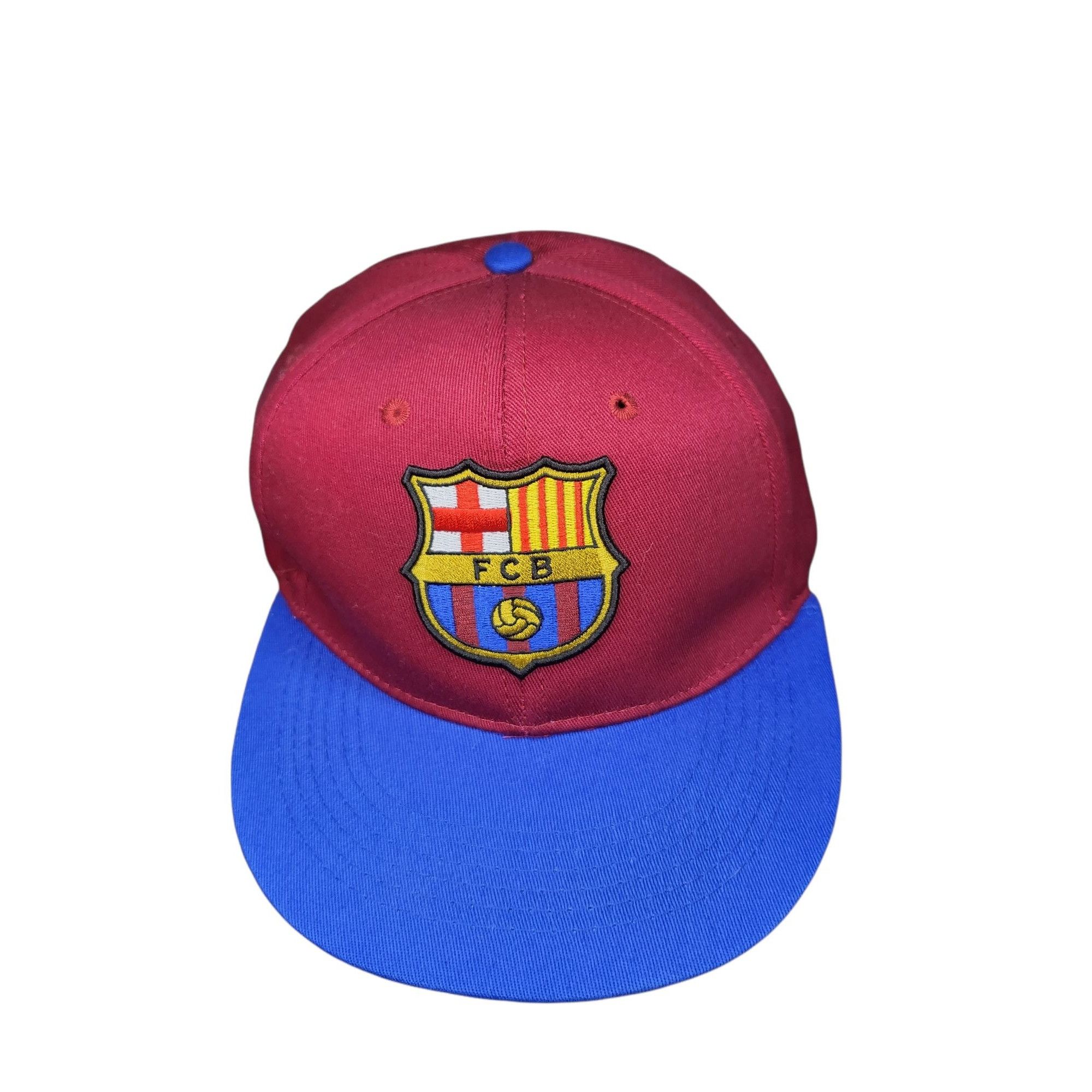 Chelsea Soccer FC Barcelona Snapback Hat Maroon Blue Logo Embroidered Casua Size ONE SIZE - 1 Thumbnail
