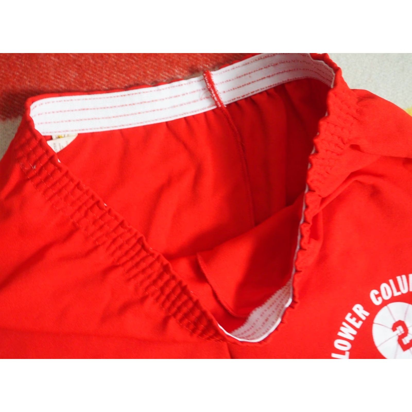 Russell Athletic VINTAGE 70s Russell Athletic Lower Columbia Red Track Hippy Gym Shorts 34W Mens Size US 34 / EU 50 - 3 Thumbnail