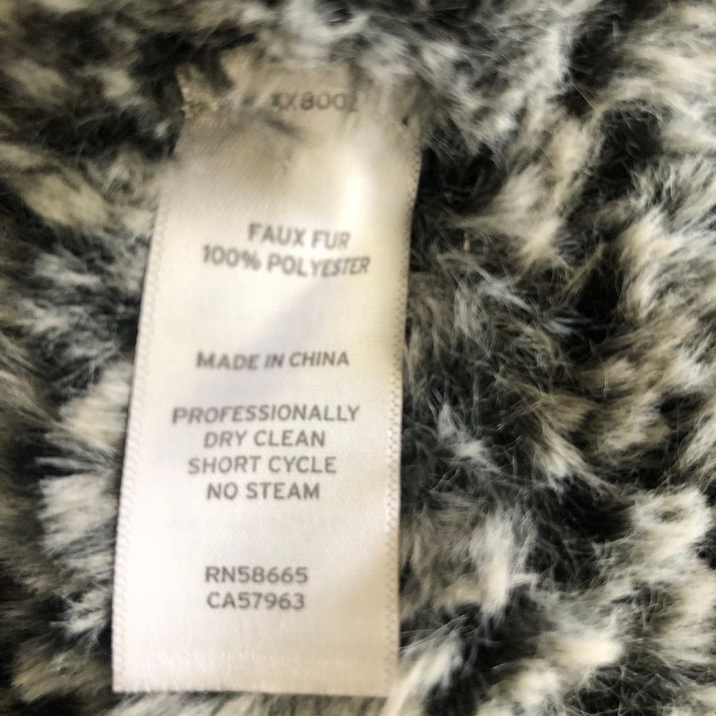 Vintage Infinity Scarf Plush Faux Fur Thick IlSuper Soft Gray sz OS Size ONE SIZE - 8 Thumbnail