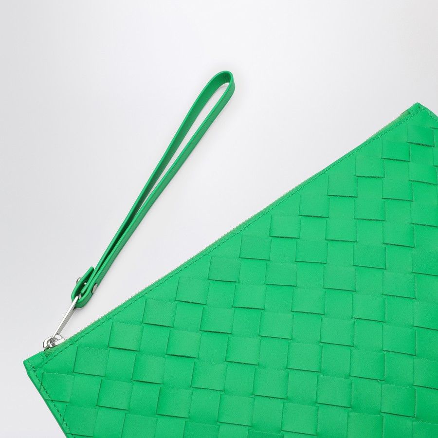 Bottega Veneta o1d2blof0226 Size: OS / Intrecciato Pouch in Parakeet Green Size ONE SIZE - 5 Thumbnail