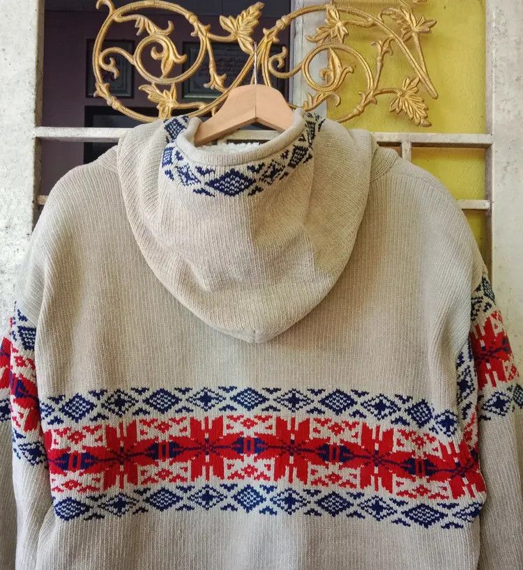 Japanese Brand Vintage Horizon Dream Sherpa Lined Hoodie Native Jacket Size US M / EU 48-50 / 2 - 6 Thumbnail