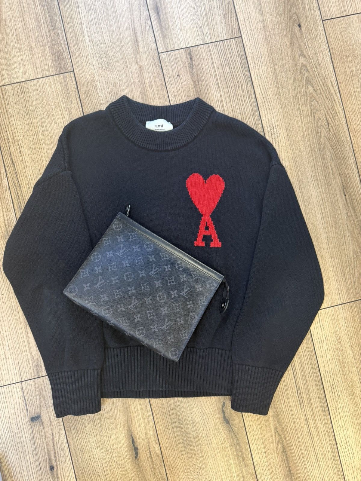 AMI AMI Paris black sweater Size US M / EU 48-50 / 2 - 1 Thumbnail