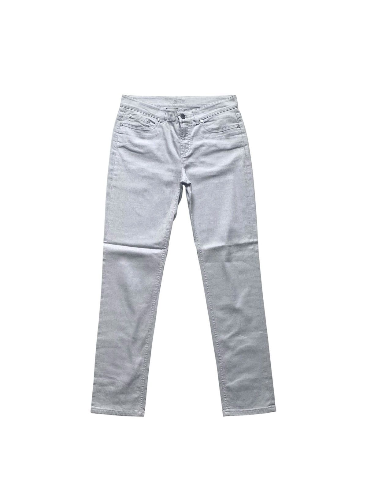 Loro Piana Women’s Loro Piana Gray Jeans Denim Pants Trousers Luxury Size 28" / US 6 / IT 42 - 2 Thumbnail