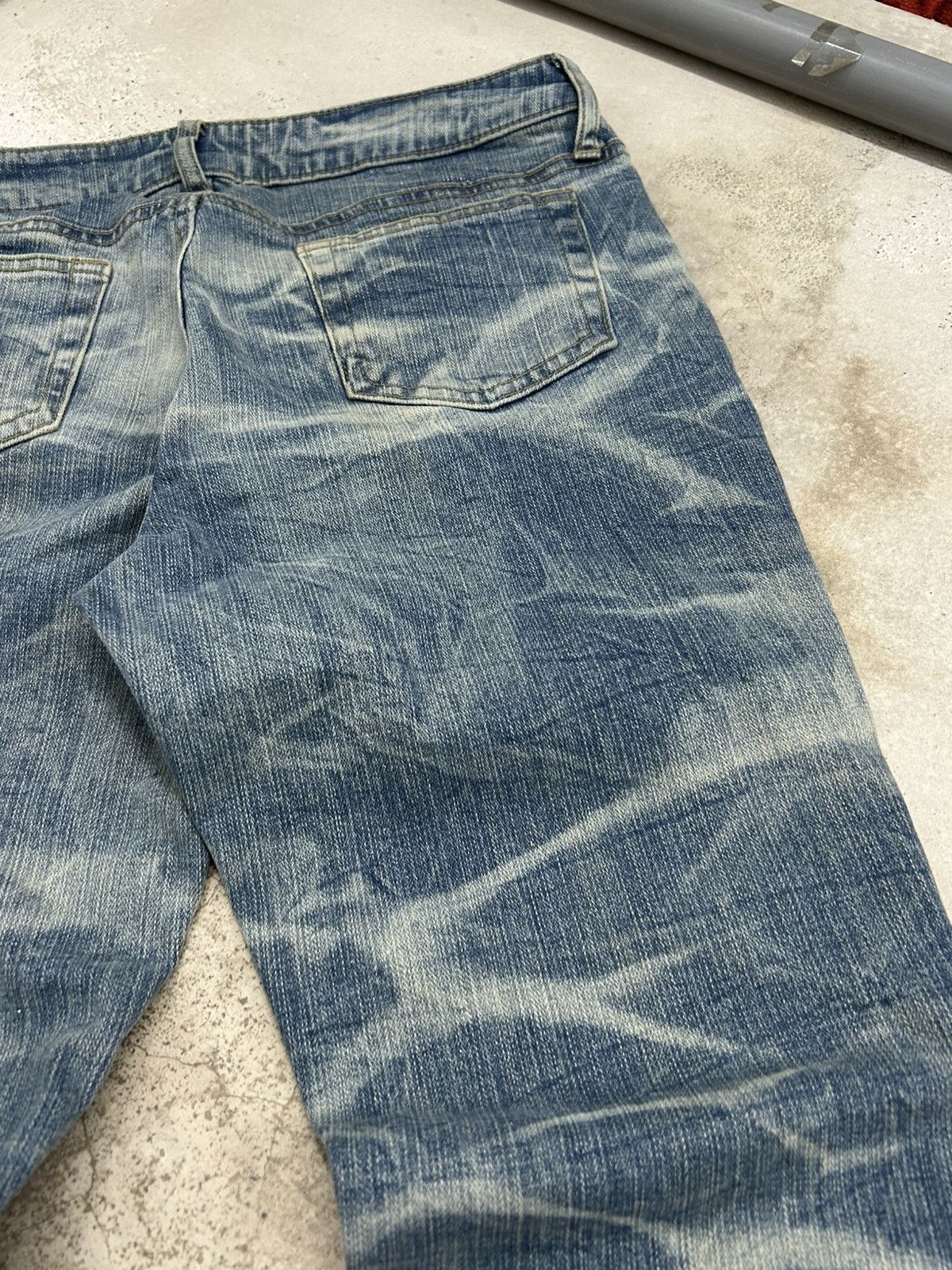Le Grande Bleu (L.G.B.) Vintage Daily Topics Flare Striking Washed Denim Size US 30 / EU 46 - 15 Thumbnail