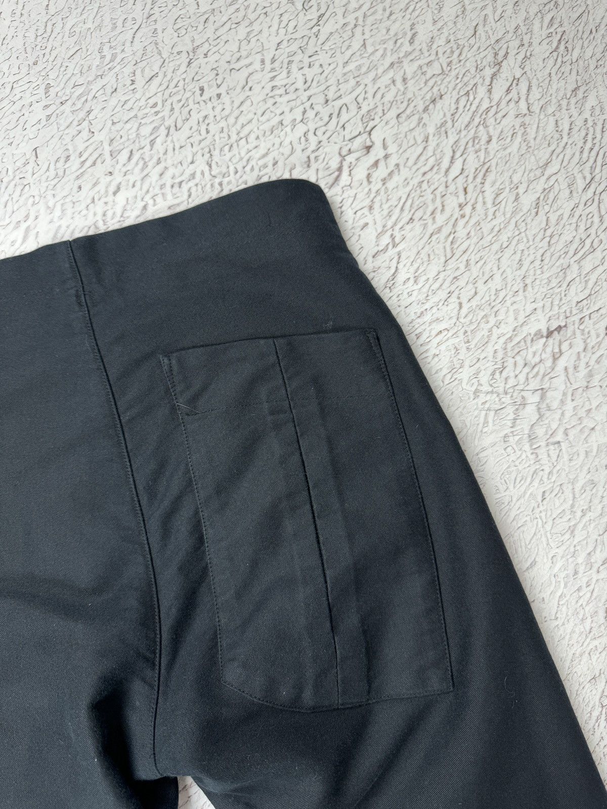 Other Umasan Avant Garde black asymmetric big pocket pants Size 26" / US 2 / IT 38 - 14 Thumbnail