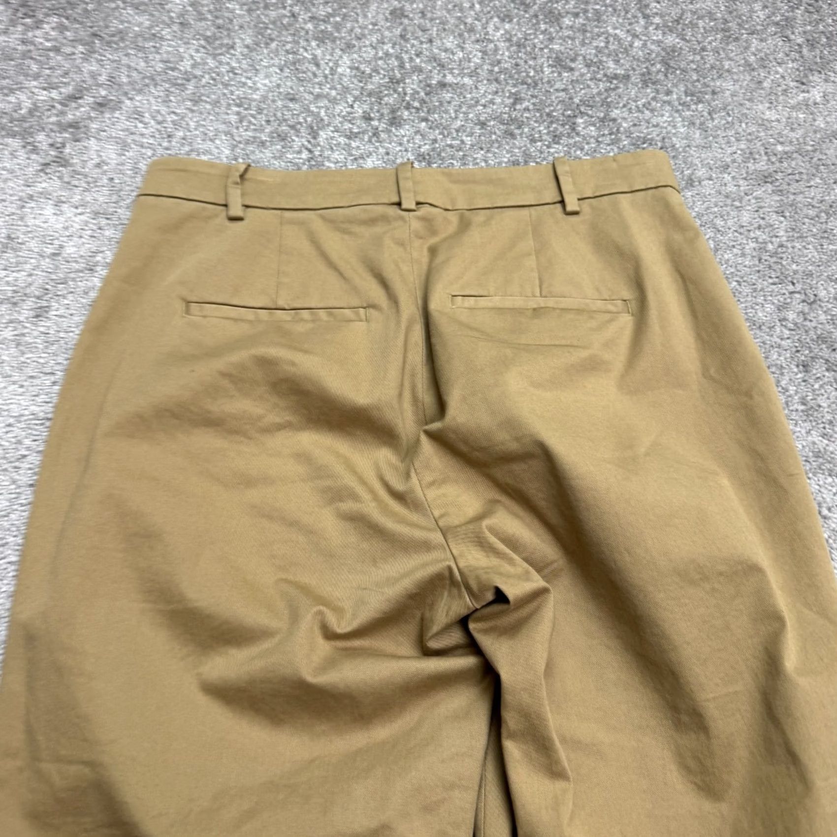Banana Republic Banana Republic Pants Women Khaki Brown Cotton Blend Straight Leg Casual Workwear Designer Size 26" / US 2 / IT 38 - 3 Thumbnail