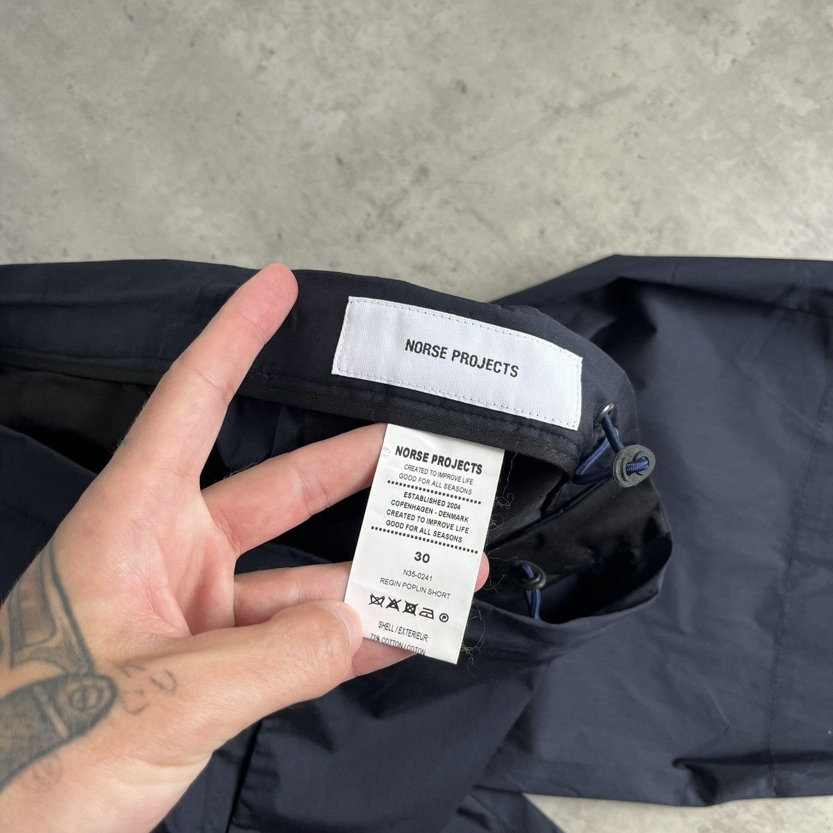 Norse Projects Norse Project Navy Shorts Size US 30 / EU 46 - 3 Thumbnail