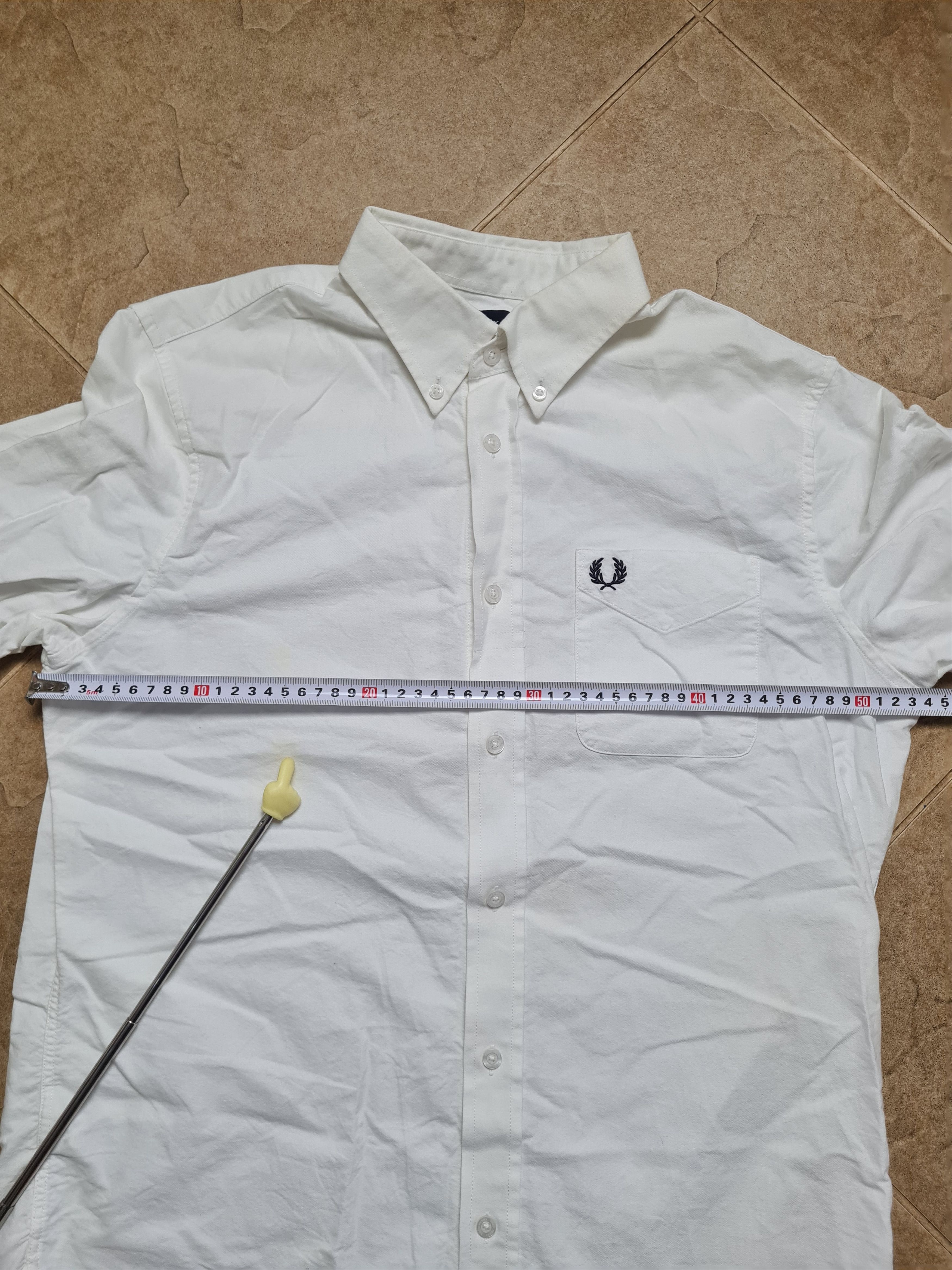 Fred Perry Fred Perry Oxford Shirt White Long Sleeve Cotton Button Down Size US M / EU 48-50 / 2 - 17 Thumbnail