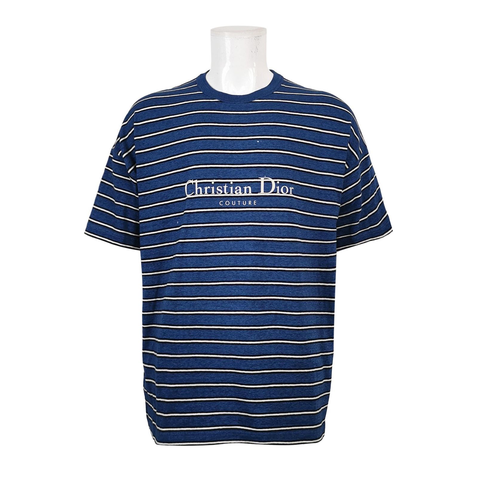 Dior Dior Striped Logo Crewneck Short-Sleeve T-Shirt L Size US L / EU 52-54 / 3 - 1 Thumbnail