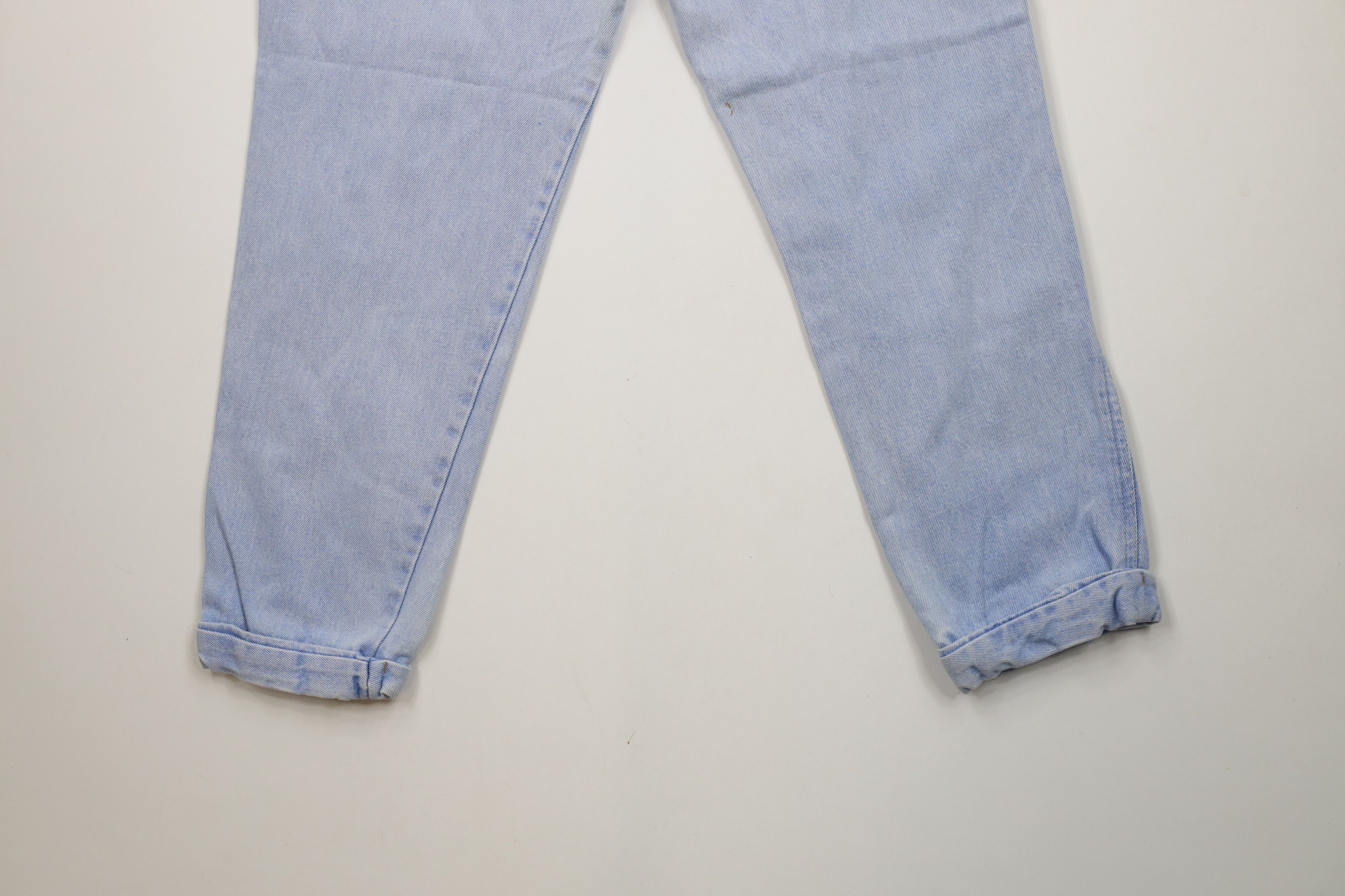 Vintage Vintage 80s 90s Streetwear Diamond Patch Cuffed Denim Jeans Size 30" / US 8 / IT 44 - 14 Thumbnail