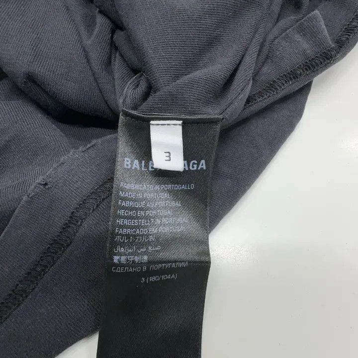 Balenciaga Balenciaga Balenciaga Black Oversized Graphic TShirt -2507 Size US L / EU 52-54 / 3 - 2 Thumbnail