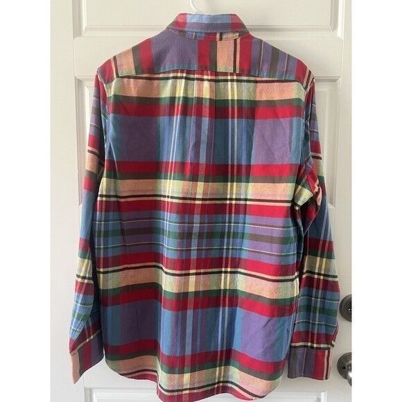 Designer J. Crew Mens Plaid Flannel Shirt Long Sleeve Button-Up Multi Size US M / EU 48-50 / 2 - 4 Thumbnail