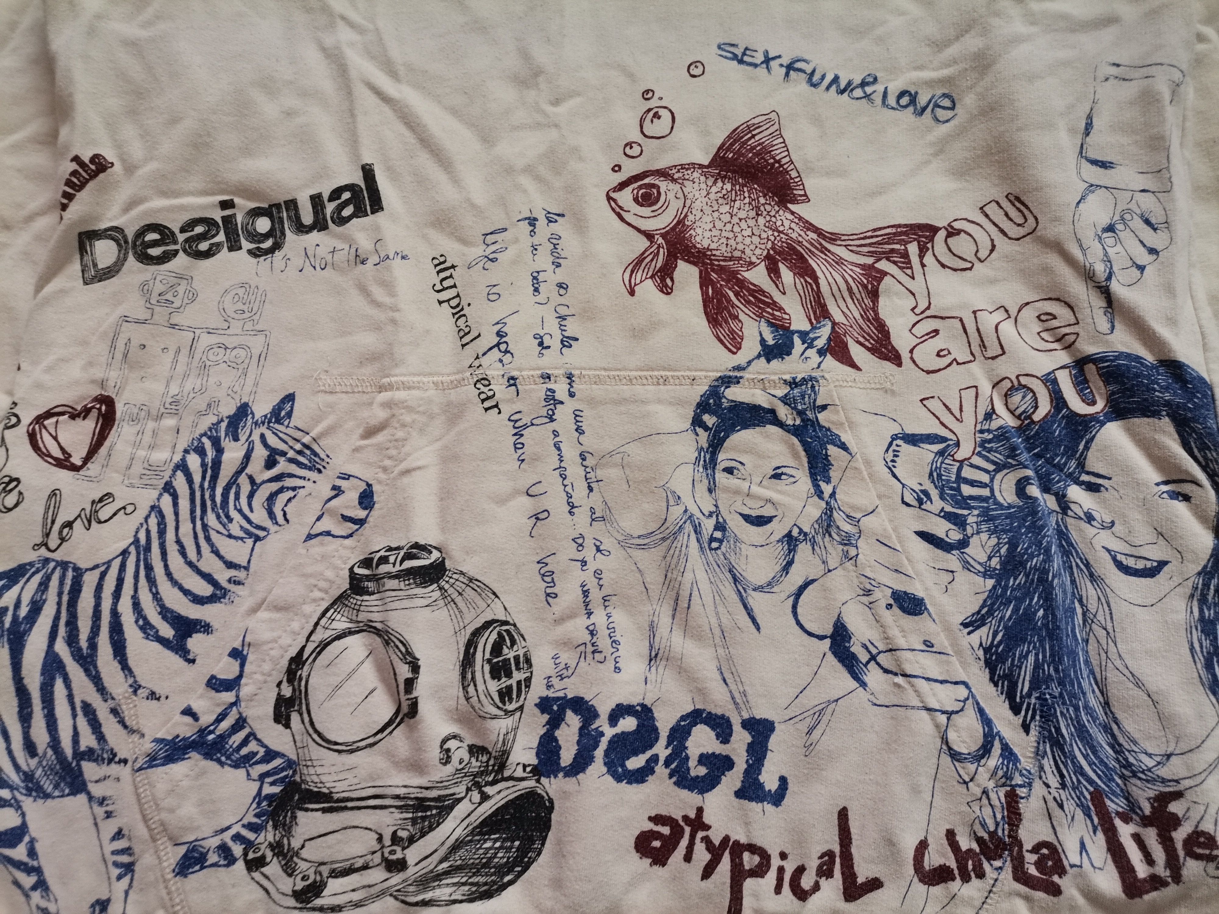 Desigual Desigual Hoodie Size US S / EU 44-46 / 1 - 3 Thumbnail