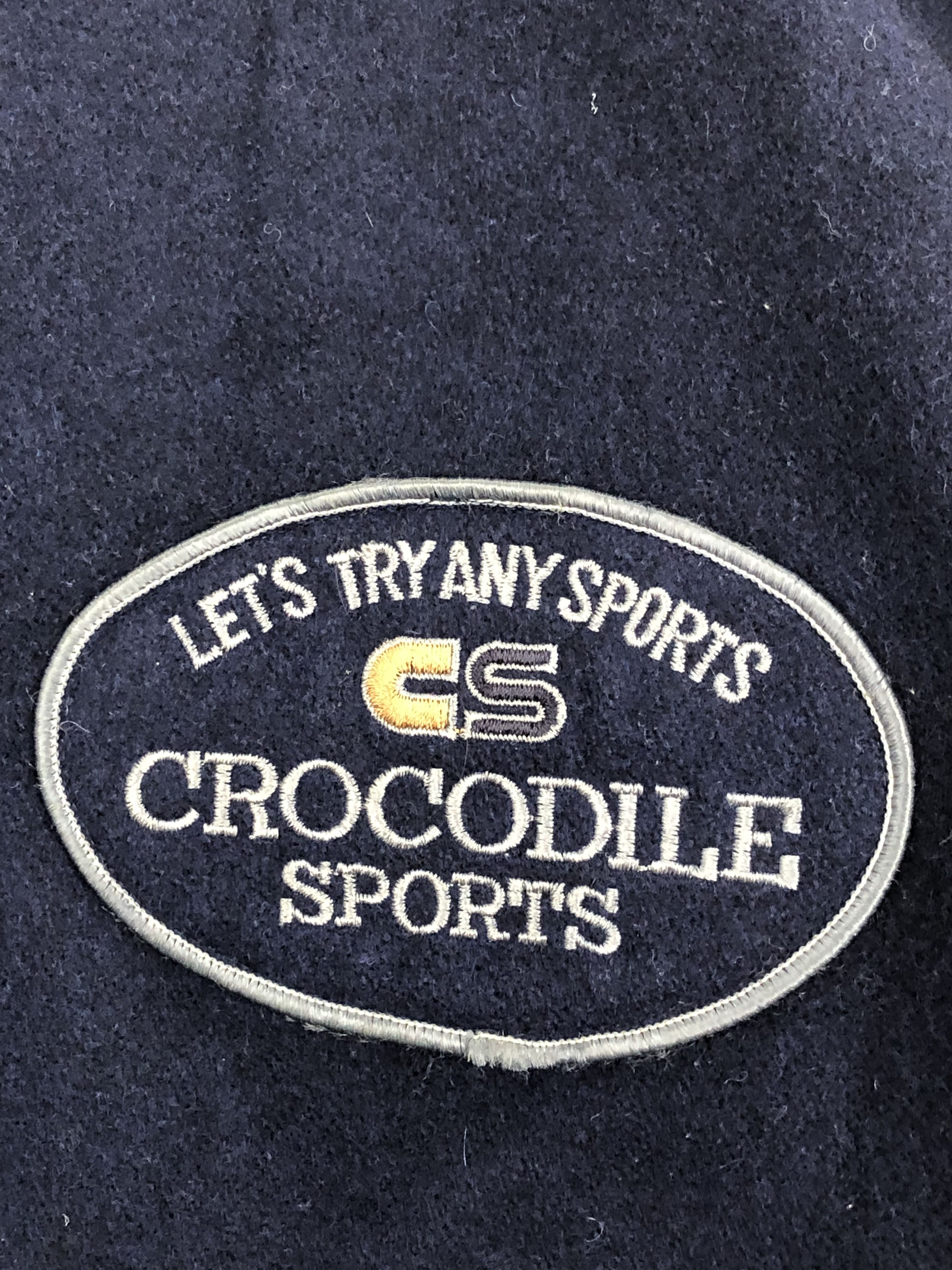 Japanese Brand Vintage Crocodile Wool Varsity Jacket Embroidered Logo V0360 Size US M / EU 48-50 / 2 - 9 Thumbnail