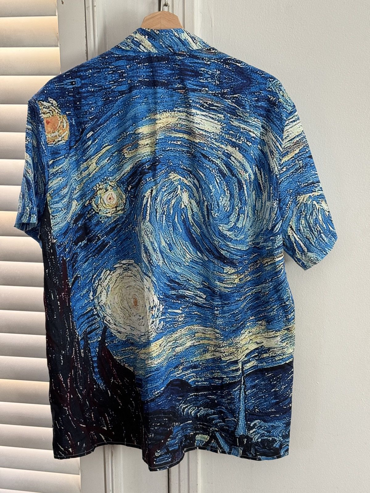 Vintage Van Gogh Starry Night Button Up Size US L / EU 52-54 / 3 - 3 Thumbnail