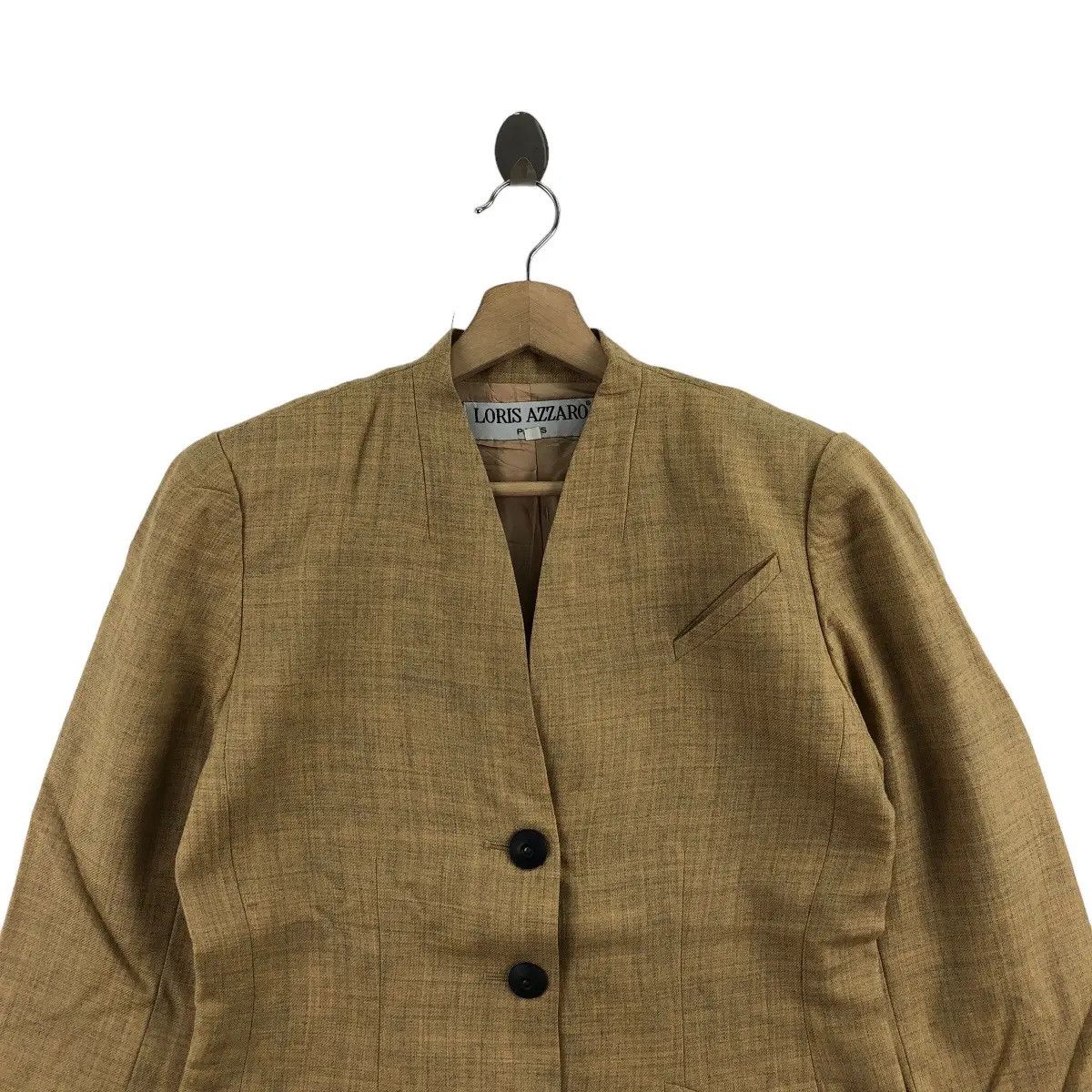 Vintage Vintage 90’ LORIS AZZARO PARIS Collection Tweed Jacket Coat Size S / US 4 / IT 40 - 5 Thumbnail