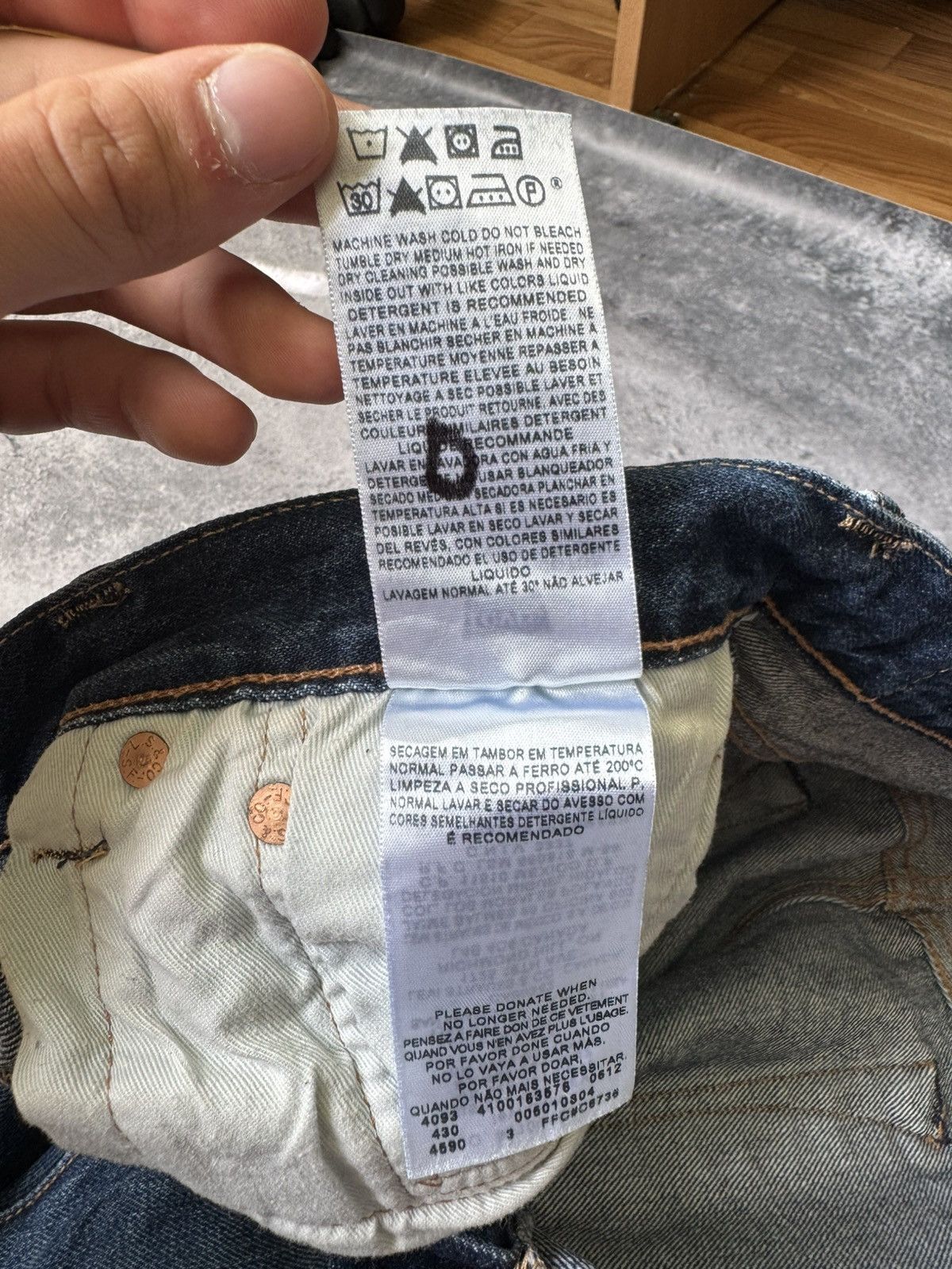 Levi's × Vintage Levis 501 Vintage Denim Jeans Size W34 L30 Size US 34 / EU 50 - 11 Thumbnail
