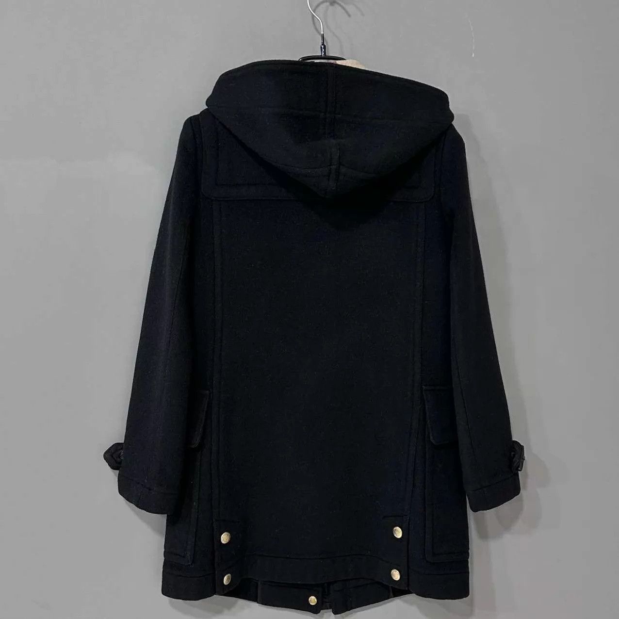Burberry Burberry black wool coat with horn buttons UK2 Size XXS / US 00 / IT 34 - 3 Thumbnail