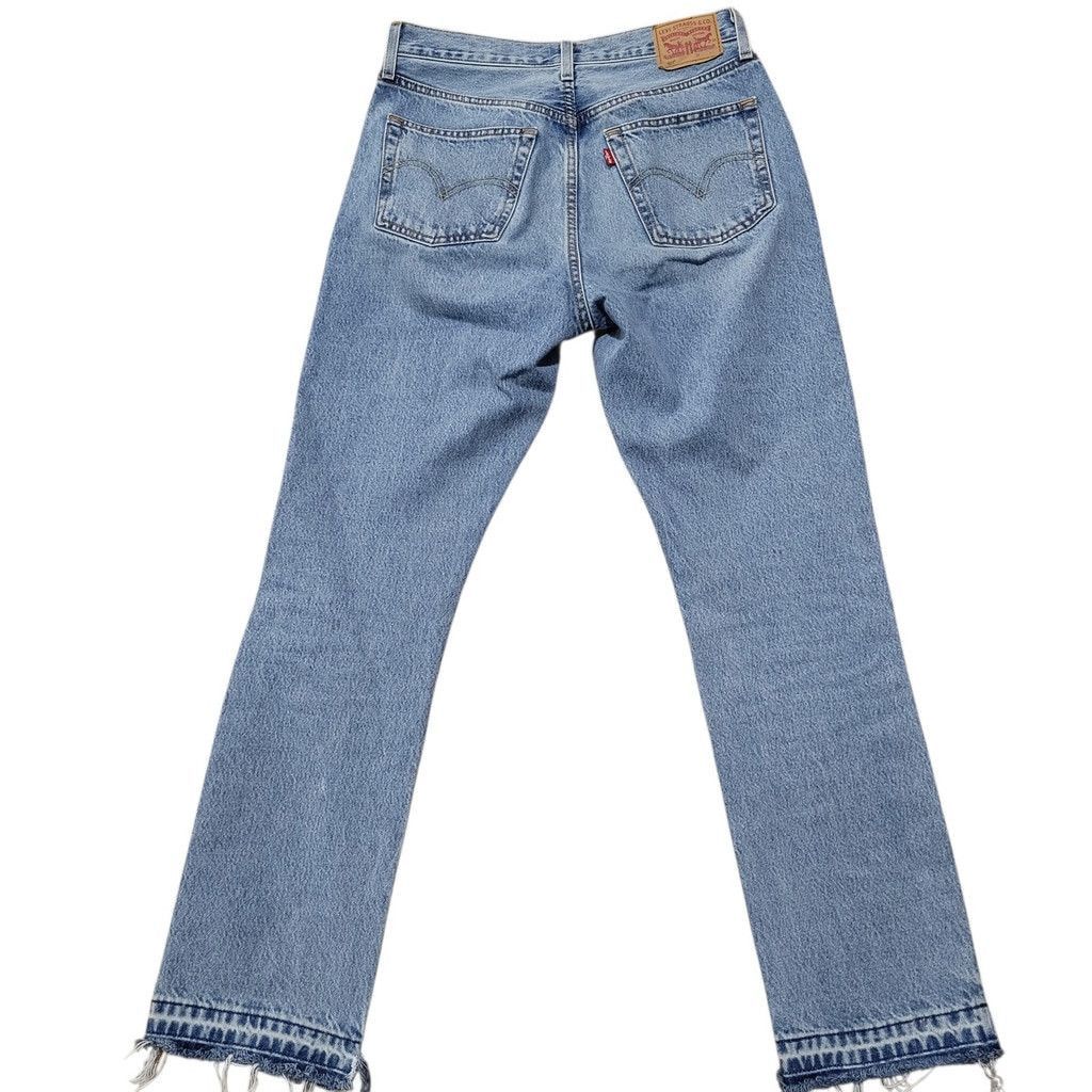 Levi's Levi's 501 Original Distressed Button-Fly Frayed Jean 28/30 Size 28" / US 6 / IT 42 - 4 Thumbnail