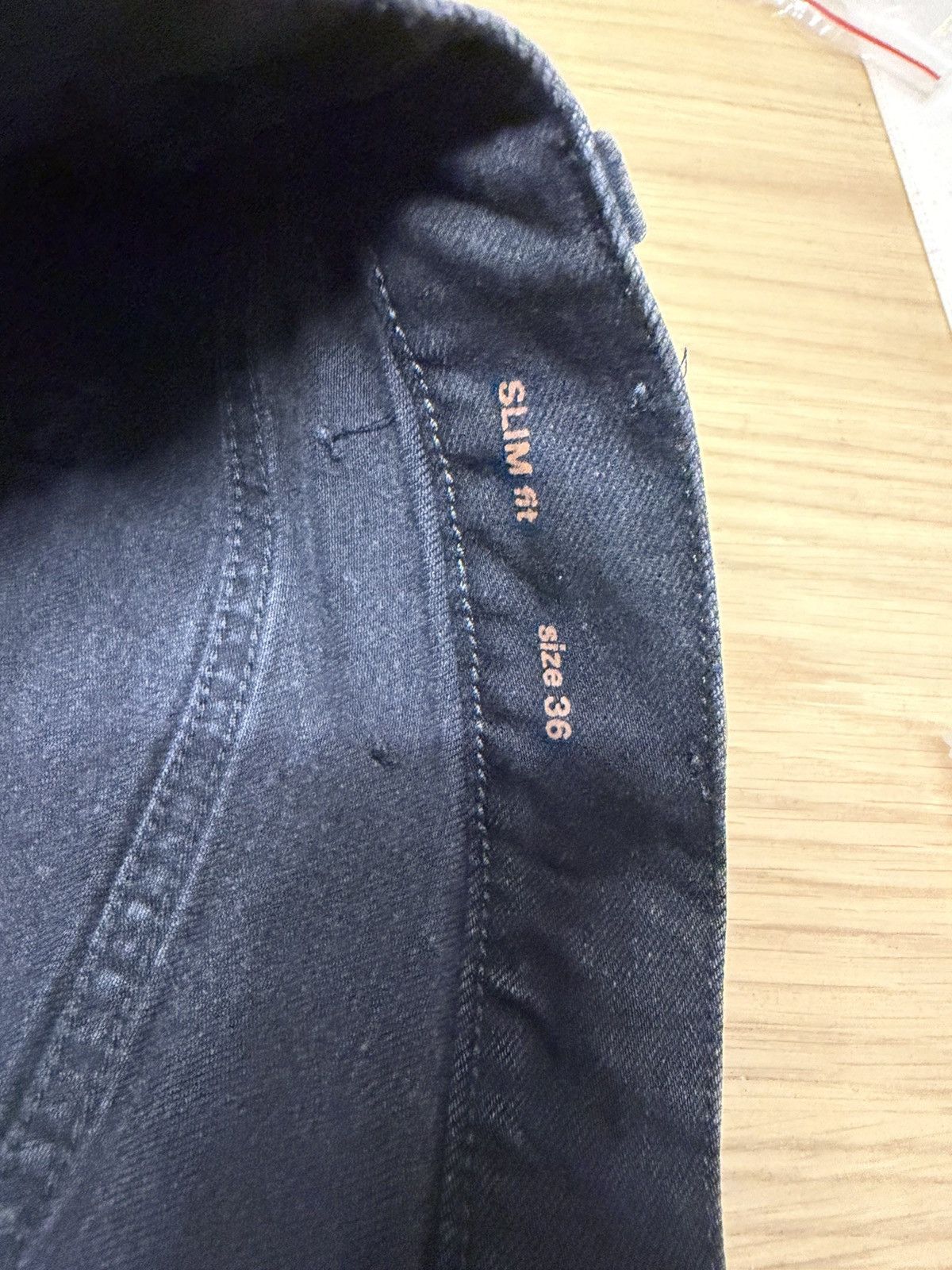 Z Zegna ZEGNA Black Slim Fit Jeans – Size 36 Size US 36 / EU 52 - 3 Thumbnail