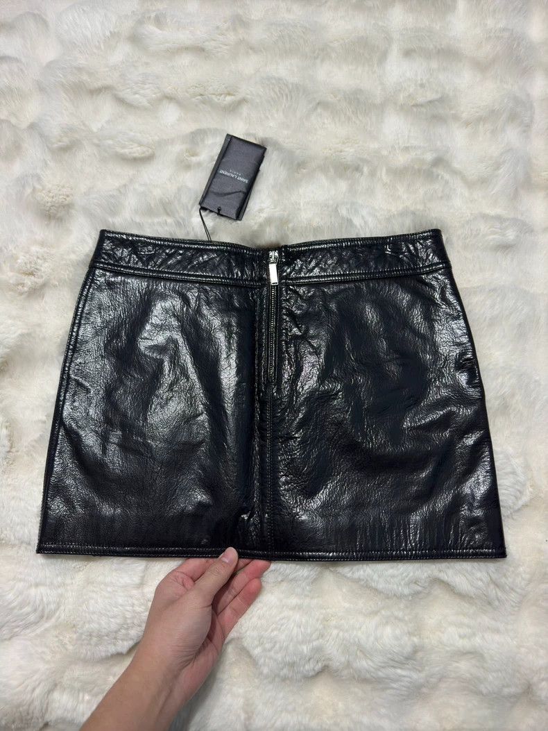 Yves Saint Laurent saint laurent size f38 Leather short skirts 2501-Nextarrow Size 37" - 2 Thumbnail