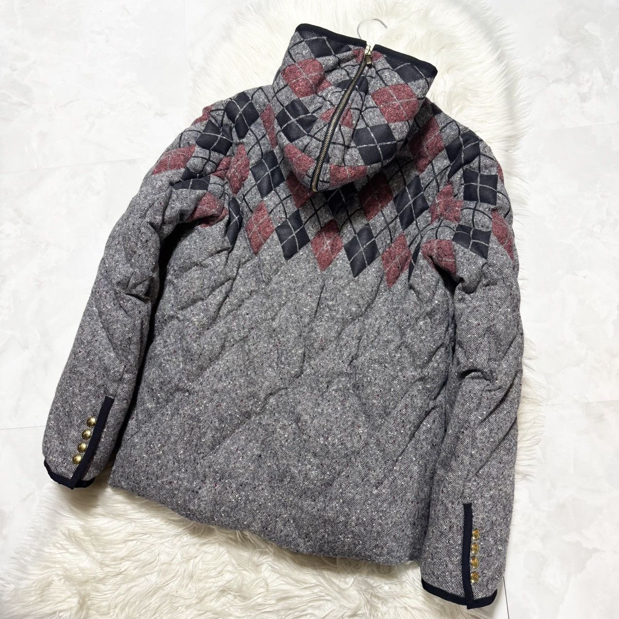 Moncler Gamme Bleu Moncler Gamme Bleu Lamb Fur Hooded Down Jacket Size US M / EU 48-50 / 2 - 10 Thumbnail