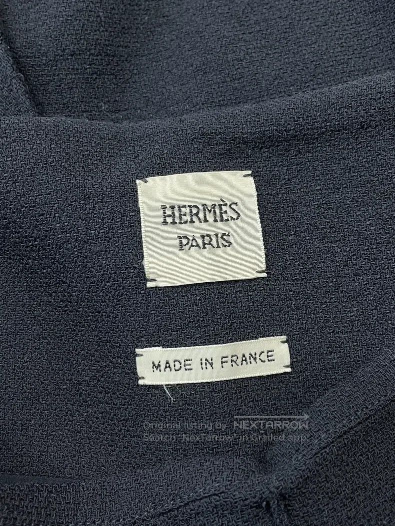 Hermes Hermes Black wool half skirt Size 25" / US 0 / IT 36 - 3 Thumbnail