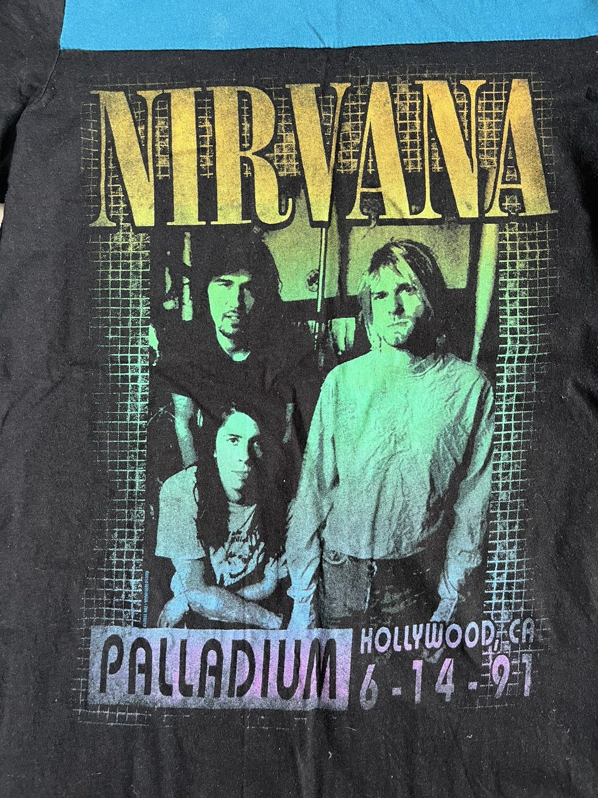 Band Tees Vintage 1991 Nirvana Tour Palladium Hollywood CA Tour Shirt Size US S / EU 44-46 / 1 - 4 Thumbnail