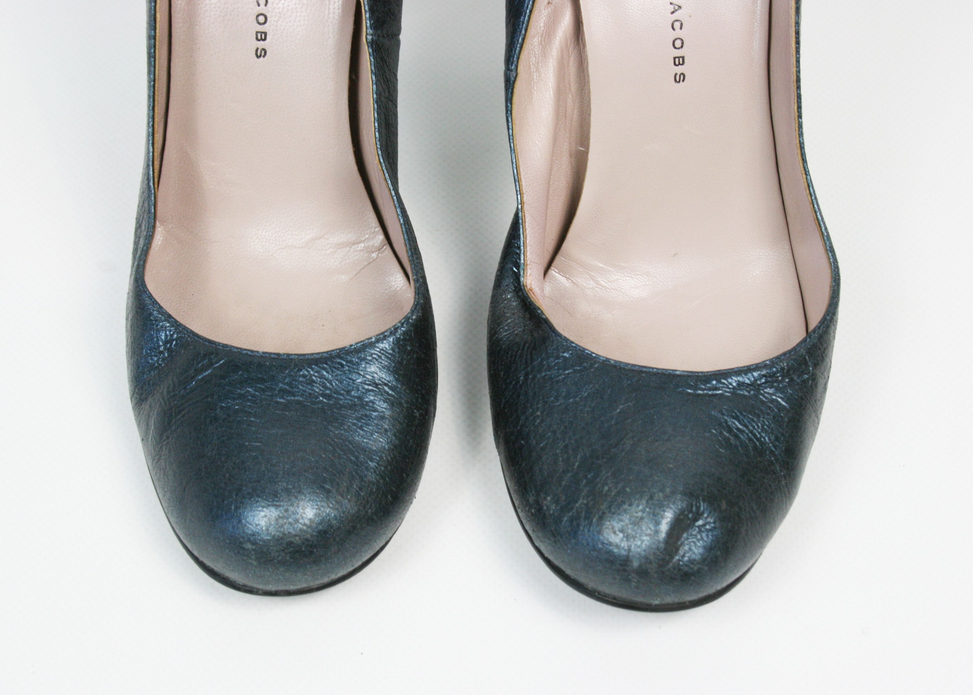 Marc Jacobs Nude Pattern Leather Heels Size US 8.5 / IT 38.5 - 4 Thumbnail